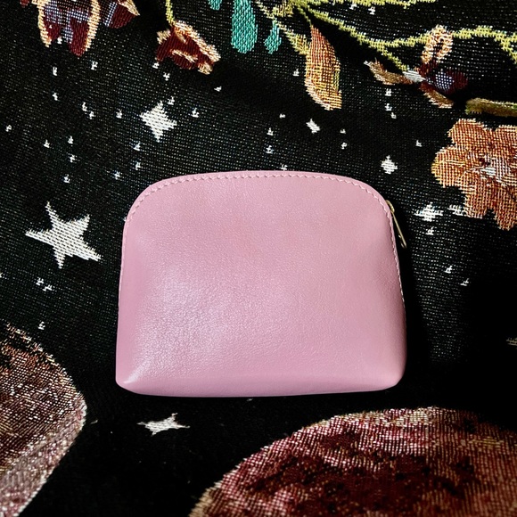 SOLD Portland Leather Goods VINTAGE PINK classic Luna Pouch - Picture 3 of 6